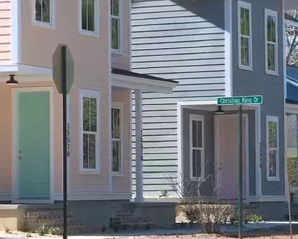 new townhomes on Juniper Street Charleston SC affordable housing development with city subsidy program