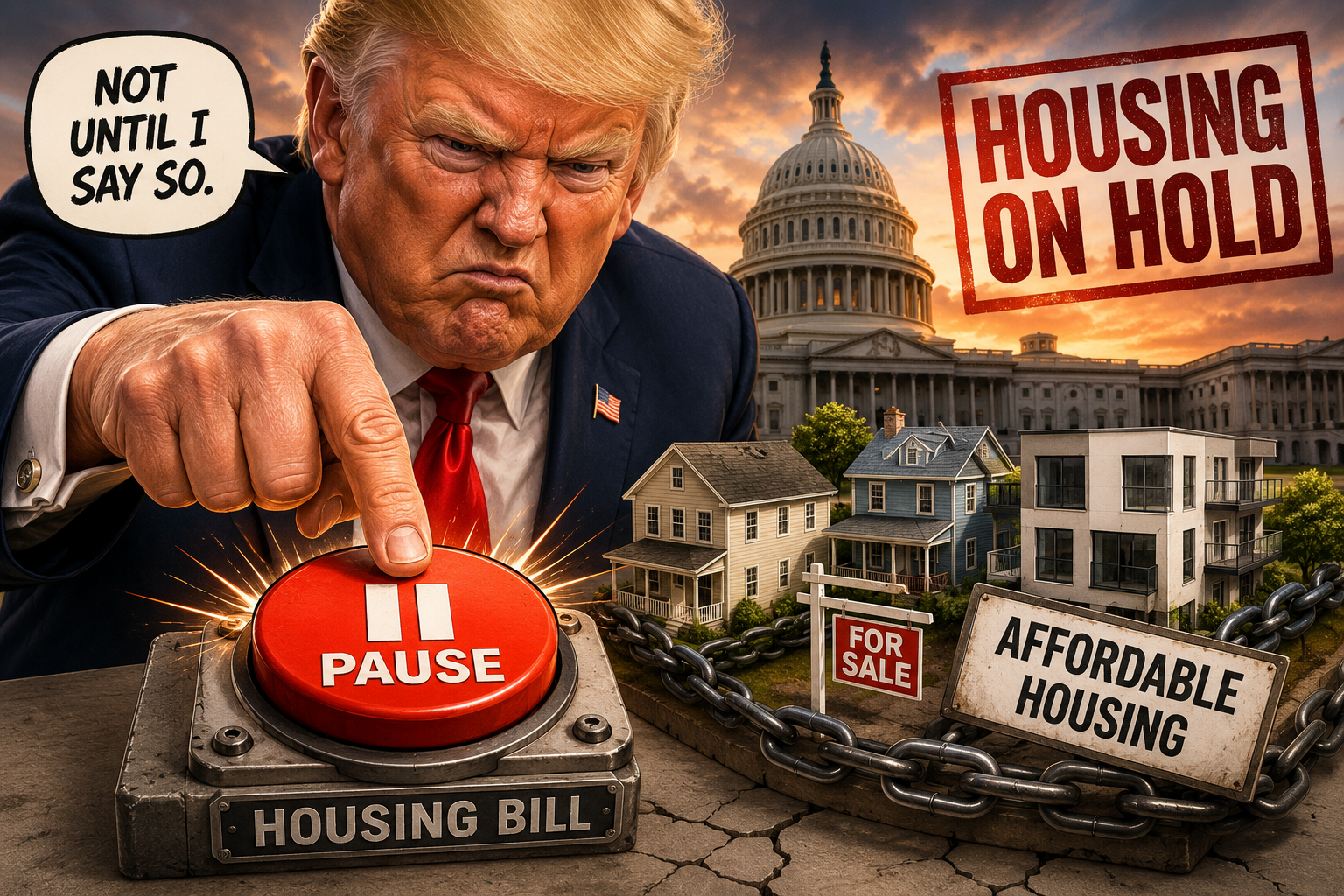 Trump Hits Pause on Landmark Housing Bill, Leaving Charleston Buyers Waiting