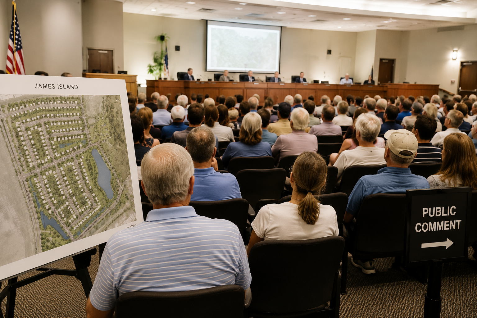James Island Townhome Development Clears First Hurdle Despite Overwhelming Public Opposition